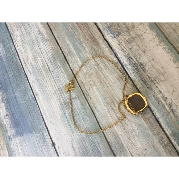 Marcia Moran Gold Druzy Necklace - Picture 5 of 6